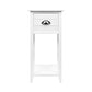 Artiss Bedside Table Nightstand Drawer Storage Cabinet Lamp Side Shelf White