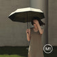 Portable Six Folding Umbrella for Rain, Sun, and UV Protection with Black Coating - Perfect Parasol for Travel and Girls On-the-Go