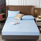 Elastic Velvet Bed Cover Bed Sheets Set Padded Mattress Cover Soft Queen King Solid Color