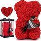 25cm Rose Bear in Gift Box