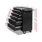 Giantz 5 Drawer Mechanic Tool Box Cabinet Storage Trolley - Black