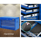 Giantz 9 Drawer Mechanic Tool Box Cabinet Storage - Blue