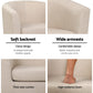 Artiss Armchair Lounge Chair Tub Accent Armchairs Fabric Sofa Chairs Beige