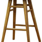 Scandinavian Timber Kitchen Counter Stool (Caramel)