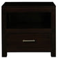 Paris 1 Drawer Lamp Table (Chocolate)