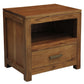 Paris 1 Drawer Lamp Table (Light Pecan)