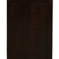 Tasmania 1 Drawer Lamp table (Chocolate)