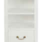 Tasmania 1 Drawer Lamp Table (White)