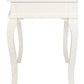 Queen Ann 1 Drawer Sofa Table (White)
