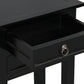 Elliot 2 Drawer Lamp Table (Black)
