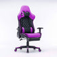 Gaming Chair Ergonomic Racing chair 165° Reclining Gaming Seat 3D Armrest Footrest Purple Black