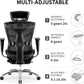Sihoo Ergonomic Office Chair V1 4D Adjustable High-Back Breathable With Footrest And Lumbar Support Black