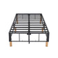 Metal Bed Frame Mattress Foundation Blue &#8211; Single