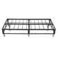 Metal Bedframe Mattress Foundation (Dark Grey) &#8211; Double