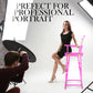 La Bella Pink Folding Tall Chair DARK HUMOR Movie Director 75cm