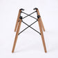 La Bella 4 Set Grey Retro Dining Cafe Chair DSW Fabric