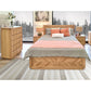 Rosemallow King Size Bed Parquet Solid Messmate Timber Wood Frame Mattress Base