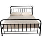 Metallica Double Bed Size Metal Frame Platform Mattress Base - Black