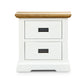 Orville 4pc King Bed Frame Suite Bedside Tallboy Furniture Package - Multi Color