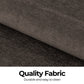Nelson Barstool Brown Fabric Steel Black Legs