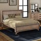 Queen Size Silver Brush Bed Frame in Acacia Wood Construction