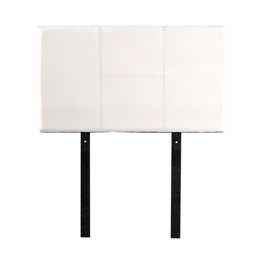 PU Leather Single Bed Headboard Bedhead - White