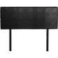 PU Leather Double Bed Headboard Bedhead - Black