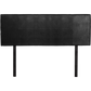 PU Leather Queen Bed Headboard Bedhead - Black