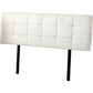 PU Leather King Bed Deluxe Headboard Bedhead - White