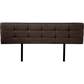PU Leather King Bed Deluxe Headboard Bedhead - Brown