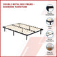 Double Metal Bed Frame - Bedroom Furniture