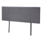 Linen Fabric Queen Bed Headboard Bedhead - Grey