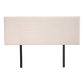 Linen Fabric Double Bed Headboard Bedhead - Beige