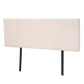 Linen Fabric Double Bed Headboard Bedhead - Beige