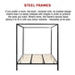4 Four Poster King Bed Frame