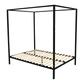 4 Four Poster Queen Bed Frame