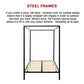 4 Four Poster Queen Bed Frame