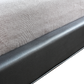 Queen PU Leather Deluxe Bed Frame Black