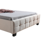 King Single Linen Fabric Deluxe Bed Frame Beige