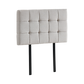 Linen Fabric Single Bed Deluxe Headboard Bedhead - Beige