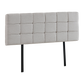 Linen Fabric Queen Bed Deluxe Headboard Bedhead - Beige