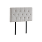 Linen Fabric Single Bed Deluxe Headboard Bedhead - Beige