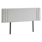 Linen Fabric King Bed Deluxe Headboard Bedhead - Beige