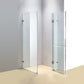900 x 700mm Frameless 10mm Glass Shower Screen By Della Francesca