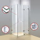 900 x 700mm Frameless 10mm Glass Shower Screen By Della Francesca