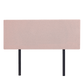 Linen Fabric Double Bed Deluxe Headboard Bedhead - Pale Pink