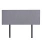 Linen Fabric Double Bed Deluxe Headboard Bedhead - Slate Ash