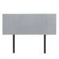 Linen Fabric Double Bed Deluxe Headboard Bedhead - Stone Grey