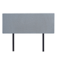Linen Fabric Double Bed Deluxe Headboard Bedhead - Berlin Blue