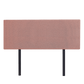 Linen Fabric Queen Bed Deluxe Headboard Bedhead - Pearl Copper Brown